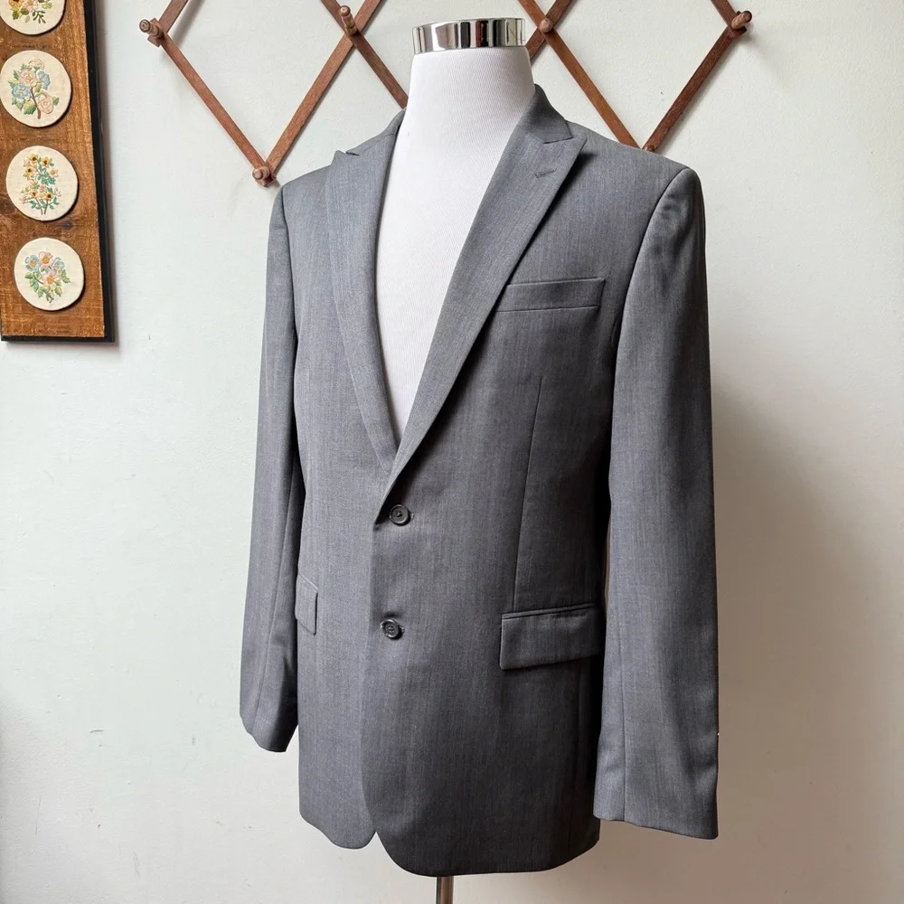 Egara Wool Slim Fit Blazer